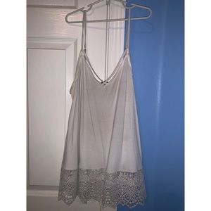 White Laced bottom Cami